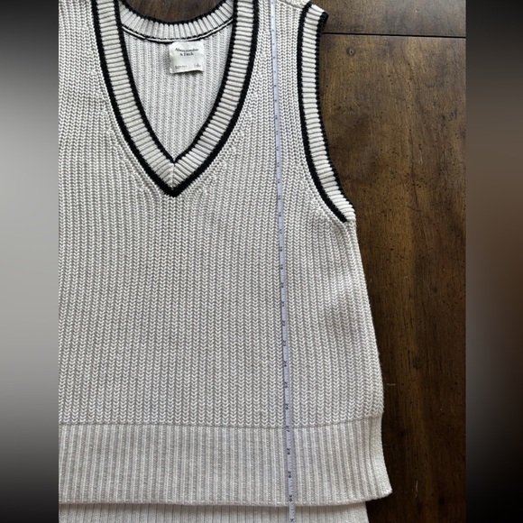 Abercrombie & Fitch Oversized Nautical Sweater Vest Fisherman, Eclectic Grandpa - Picture 8 of 8